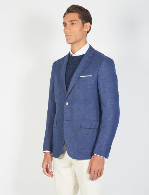 Single-breasted, two-button rope jacket 