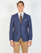 Wool Blend Checked Jacket 