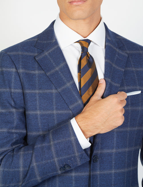 Wool Blend Checked Jacket 