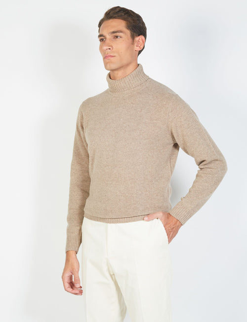 Lambswool turtleneck sweater 