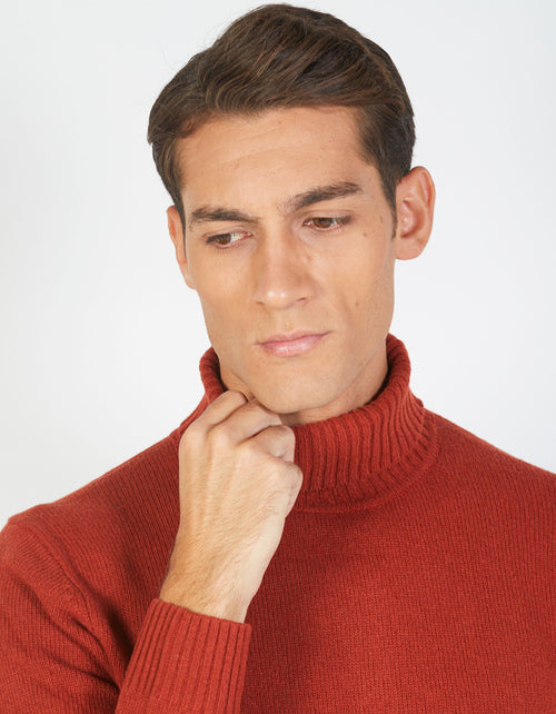 Lambswool turtleneck sweater 