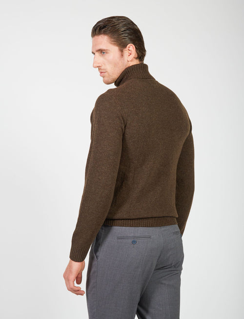 Lambswool turtleneck sweater 