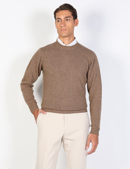 Maglia girocollo in lambswool