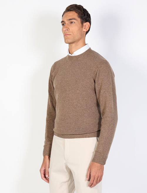 Maglia girocollo in lambswool