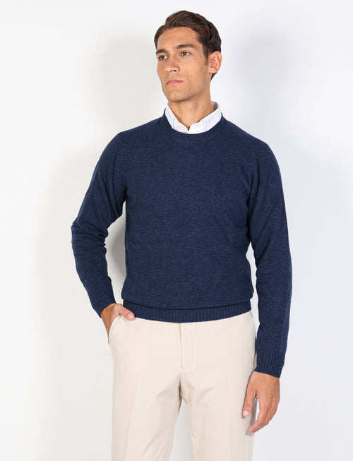 Maglia girocollo in lambswool