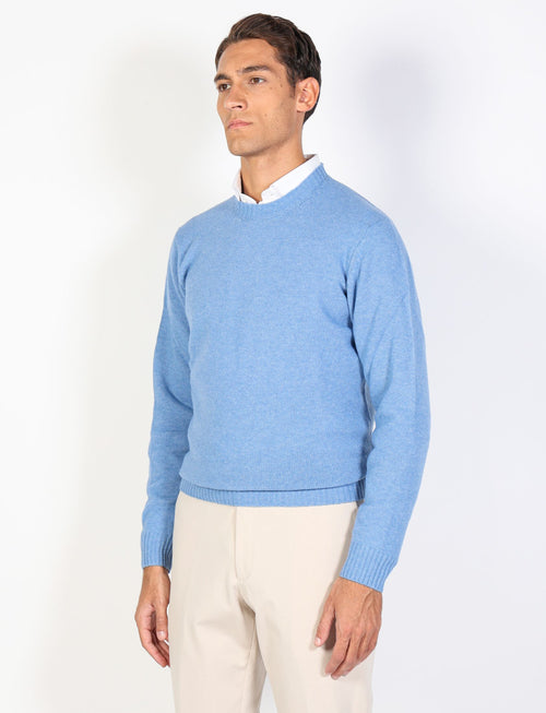 Maglia girocollo in lambswool