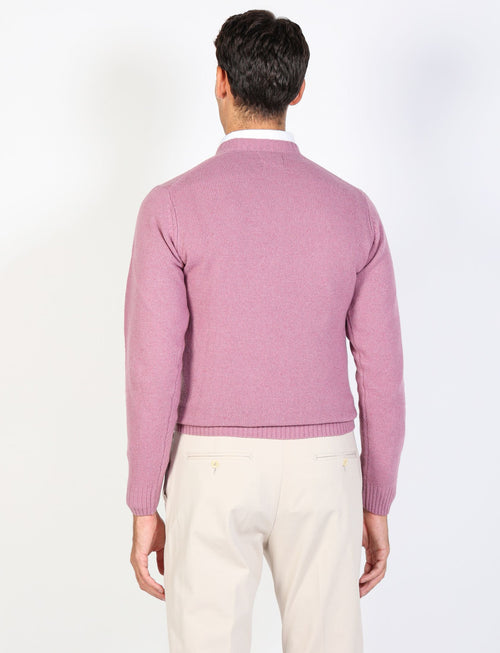 Maglia girocollo in lambswool