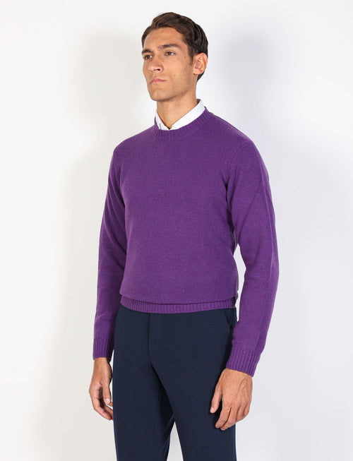 Maglia girocollo in lambswool