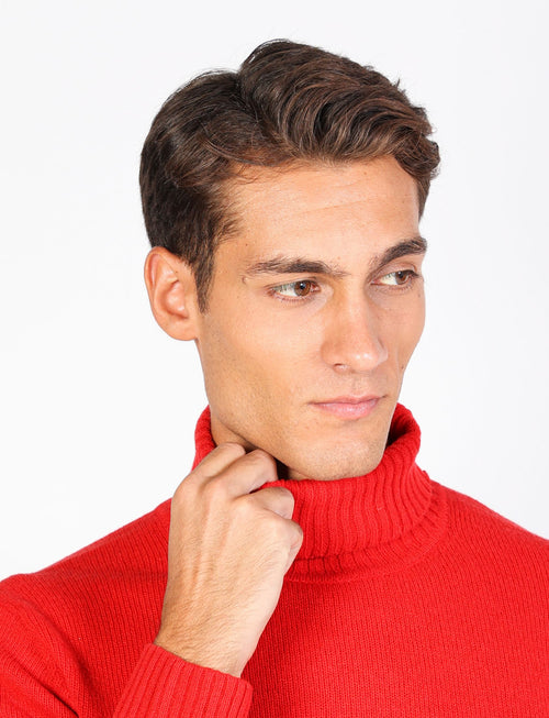 Lambswool turtleneck sweater 