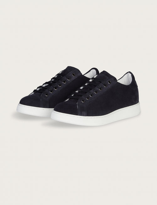 Suede leather sneakers 