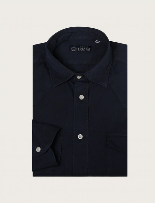 Cotton shirt with pockets 