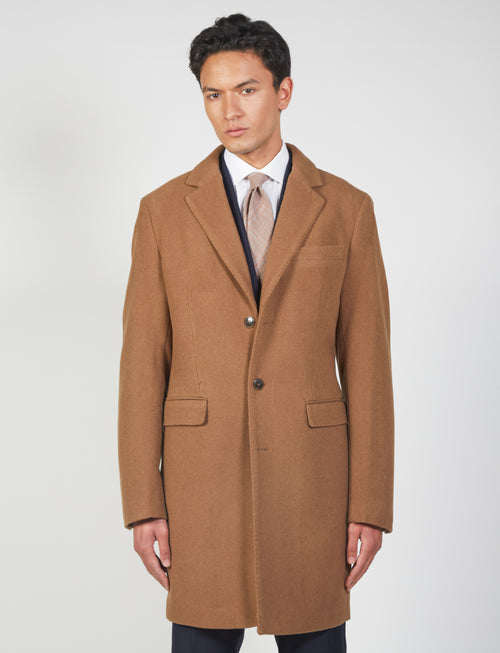 Cappotto classico in misto lana