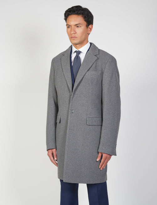 Cappotto classico in misto lana