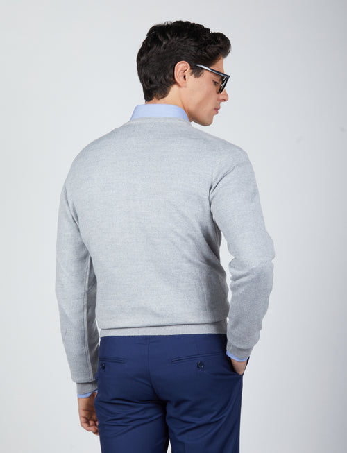 Maglia girocollo in lana merino