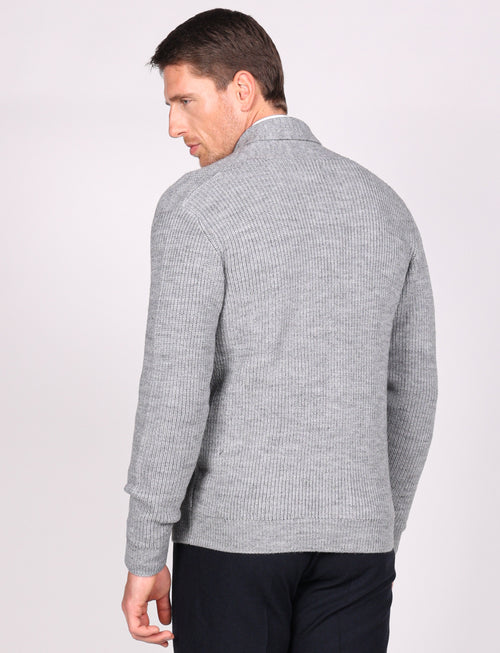 Shawl collar cardigan